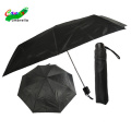 wholesale custom 3 fold cheap folding polyester hand open umbrella